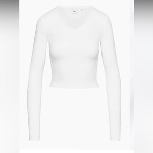 TNA chill jonah long sleeve aritzia top L